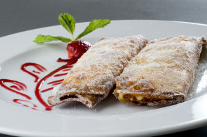 filloas rellenas de crema pastelera